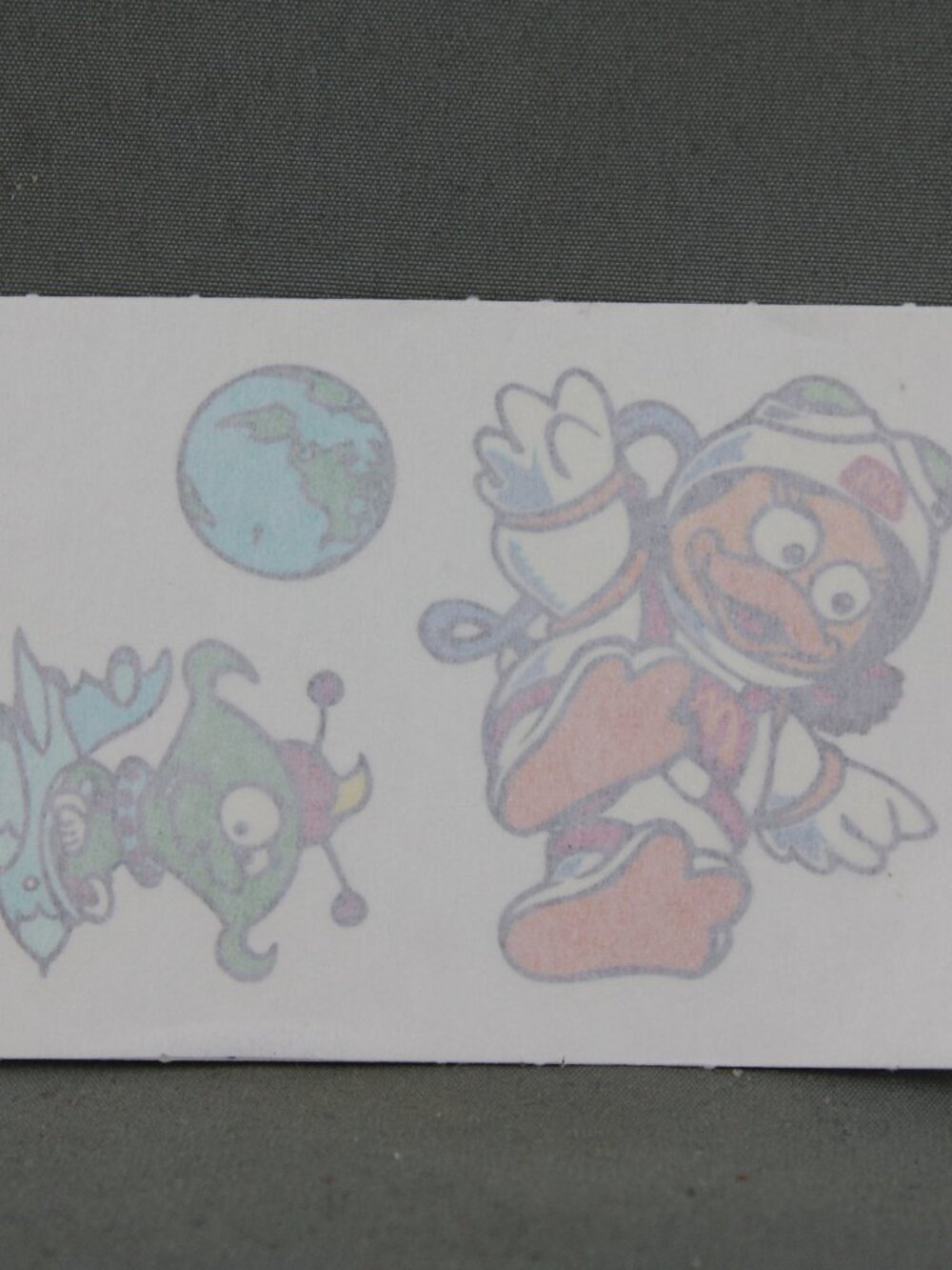 Vintage McDonald's Tattoos - Space Early Bird set - New Unused